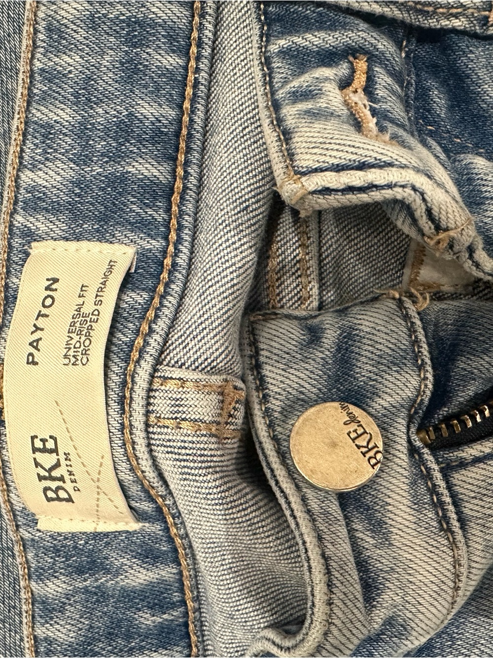 BKE Payton Cropped Straight Jeans - Picture 4 of 4